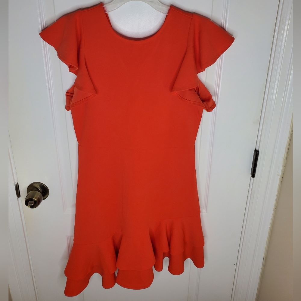 Pink Ruffle Hem Dress - Picture 2 of 2